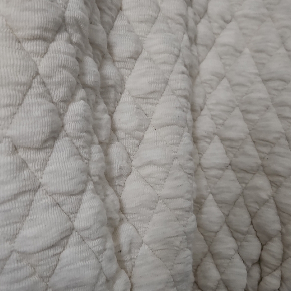 Quilted Cream Kids Romper - Picture 6 of 8